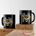 Black ceramic mug Guns'N'Roses Skull