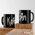 Black ceramic Korn mug