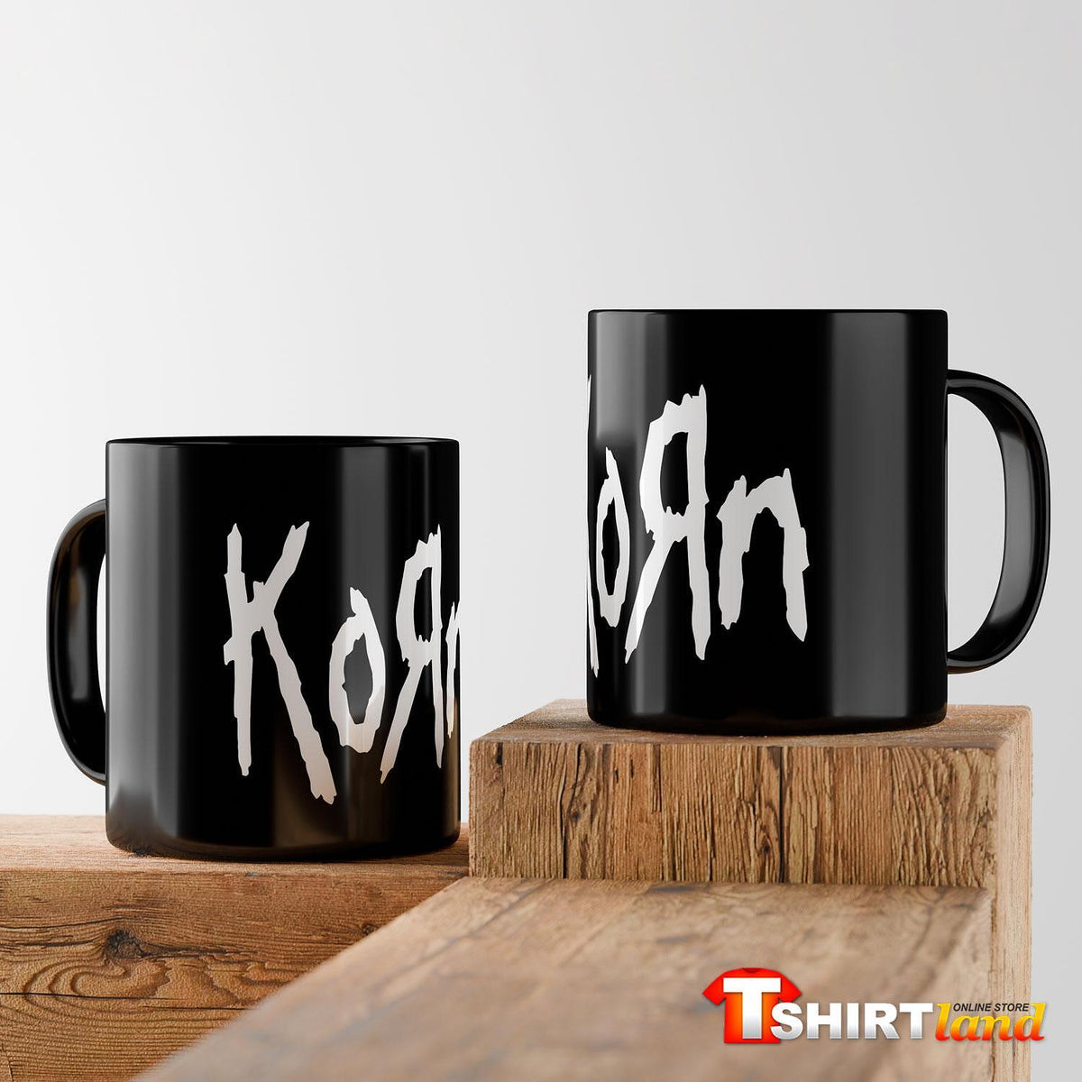 Black ceramic Korn mug