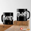 Черна керамична чаша Manowar
