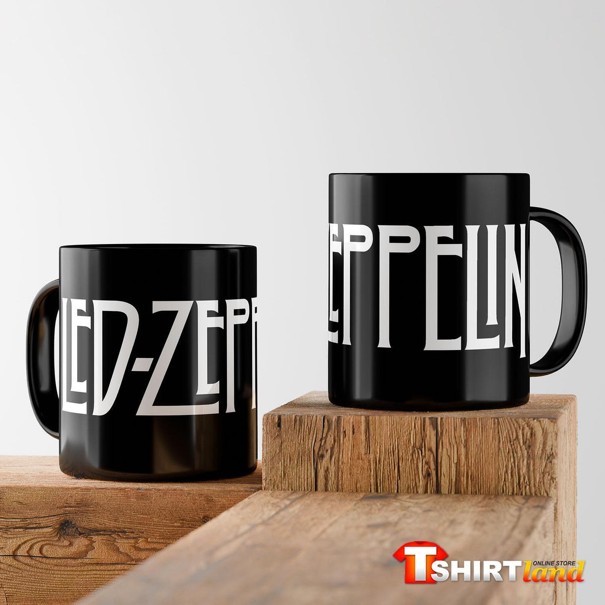 Cană ceramică neagră Led Zeppelin