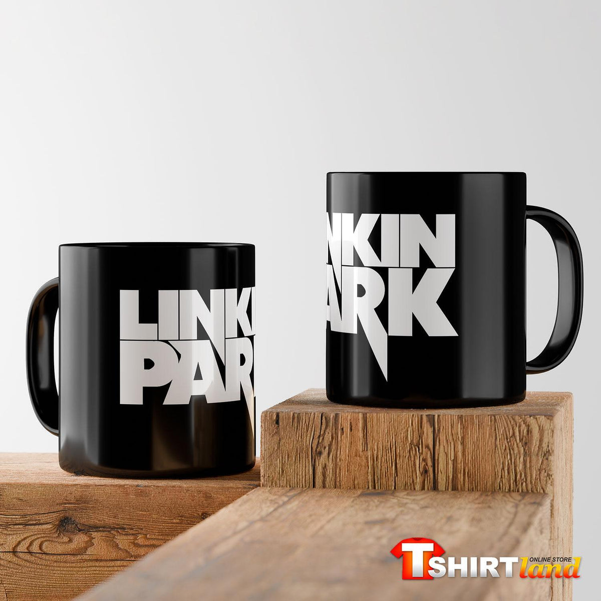 Black ceramic mug Linkin Park