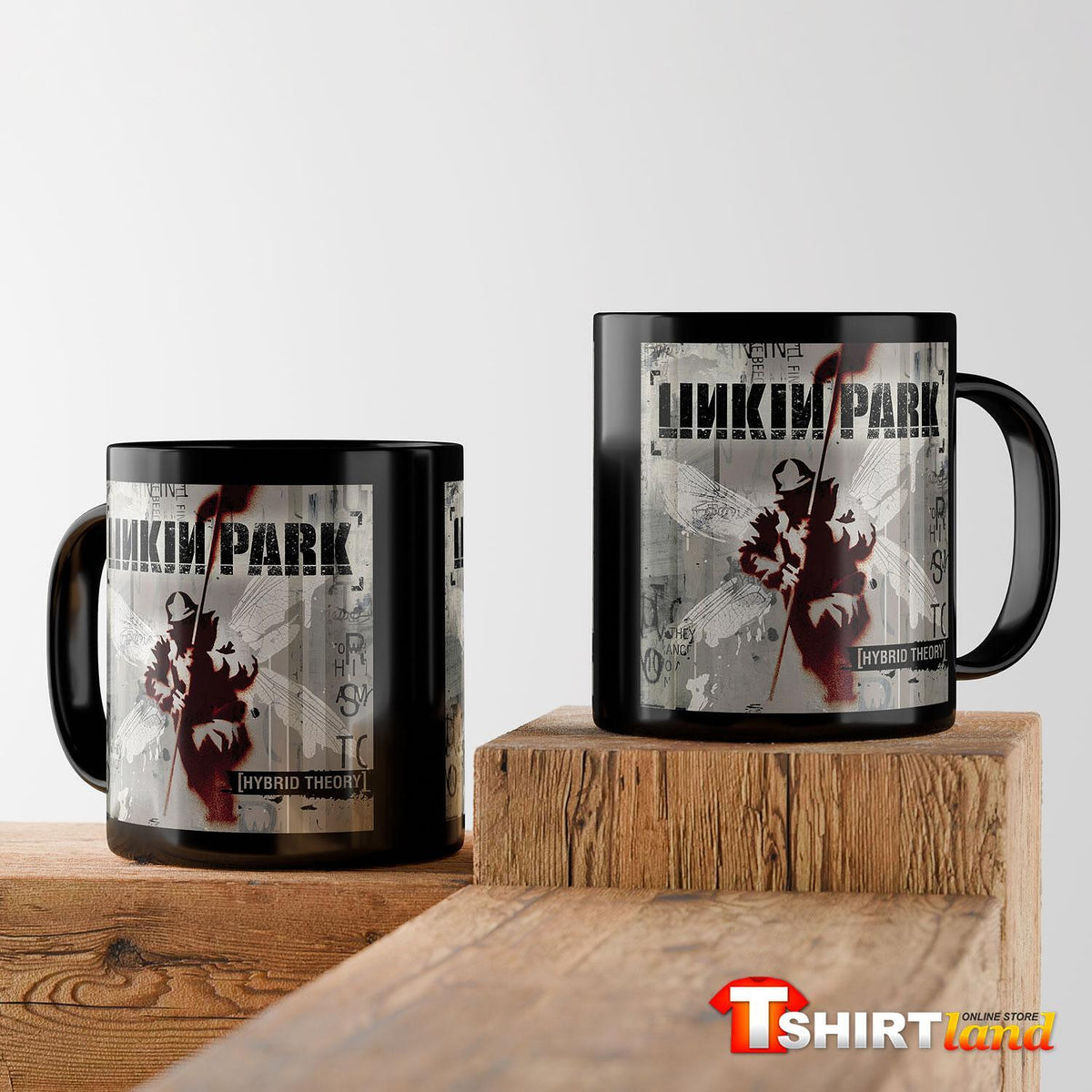 Black ceramic mug Linkin Park Hybrid Theory
