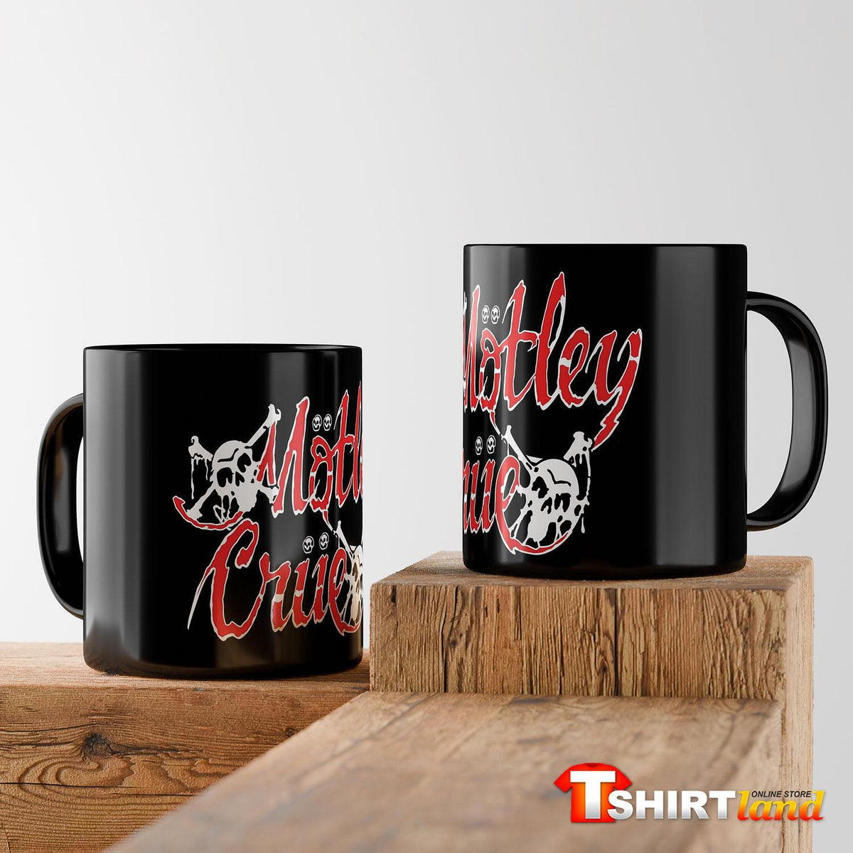 Black ceramic mug Motley Crue