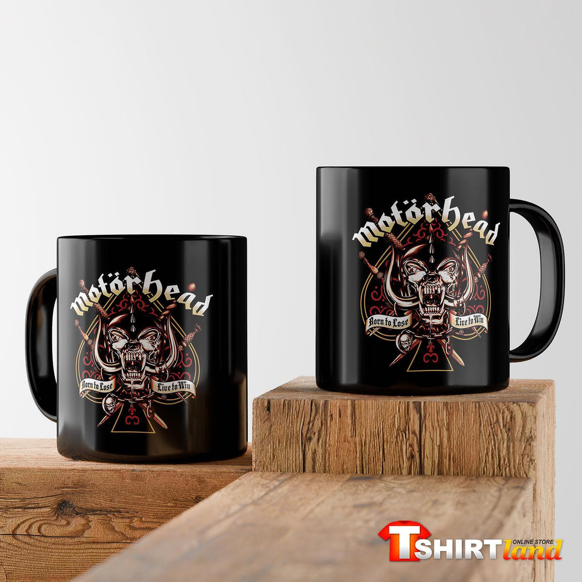 Black ceramic mug Motorhead 4