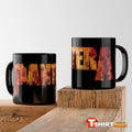 Cană ceramică neagră Pantera Logo 2