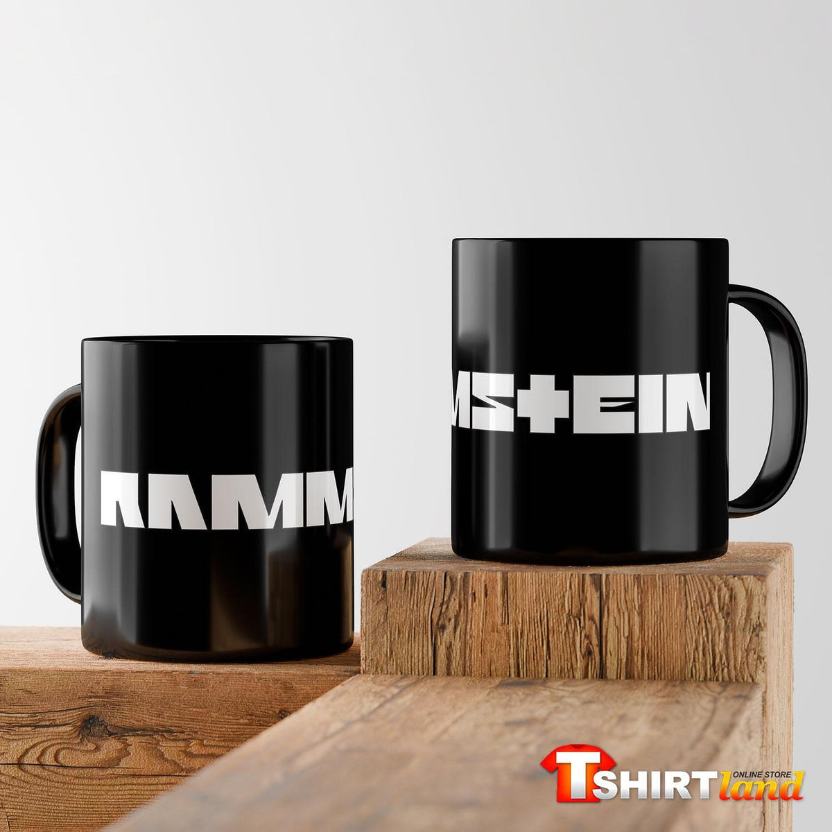 Black ceramic mug Rammstein