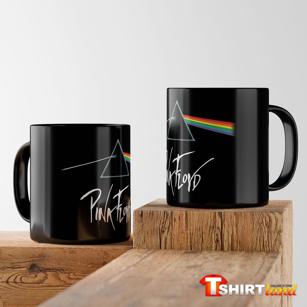 Black ceramic mug Pink Floyd 2