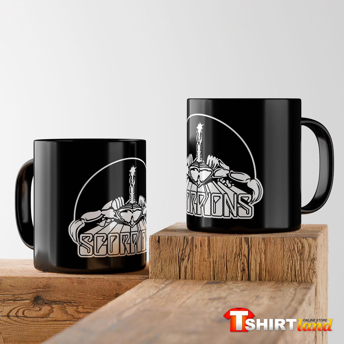 Scorpions Black Ceramic Mug 2