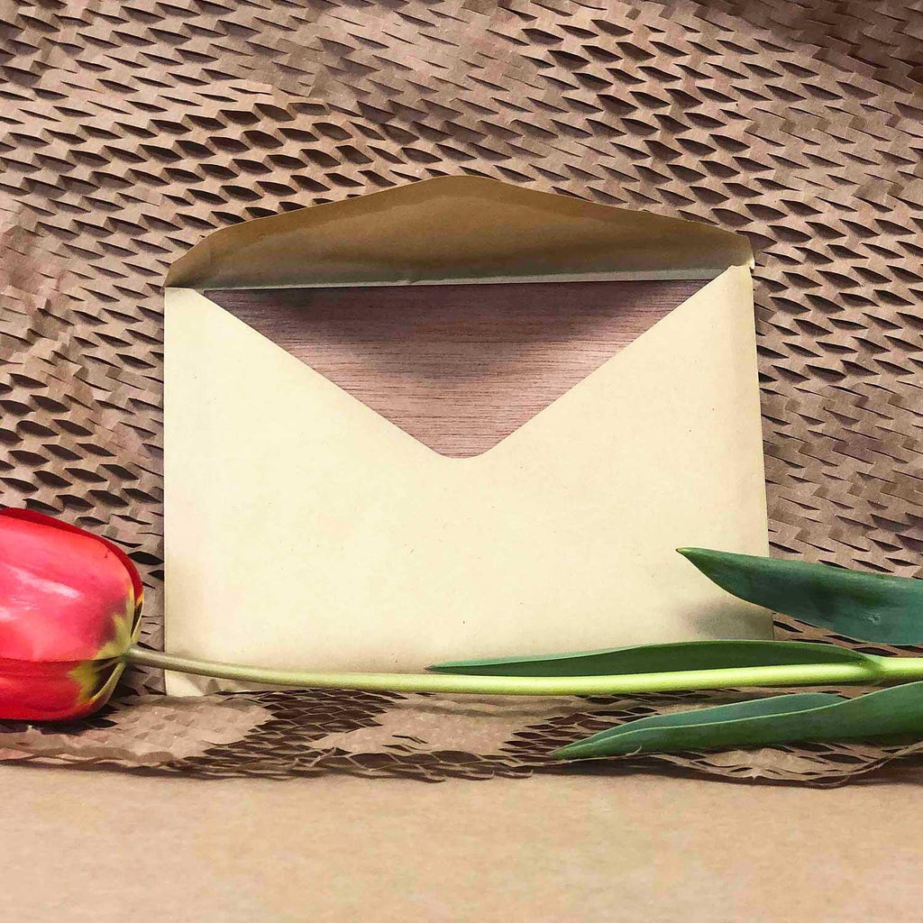 Wooden Card Intertwined Hands - Happy Engagement!
