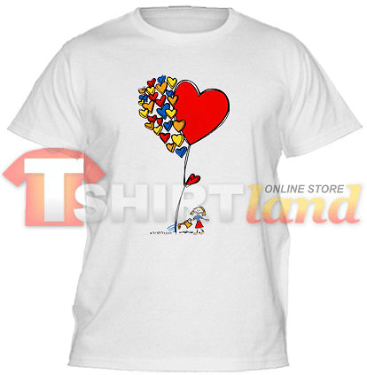 Children's T-shirt Balloon Love
