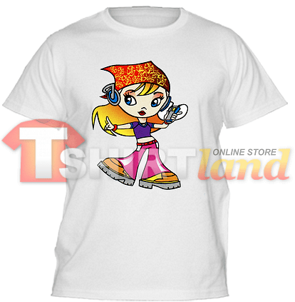Kids T-Shirt Girl with Headphones