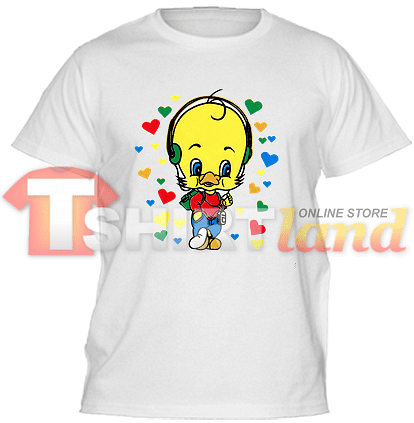 Kids' T-shirt Duck with Headphones