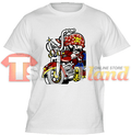 Tricou pentru copii cu motociclist