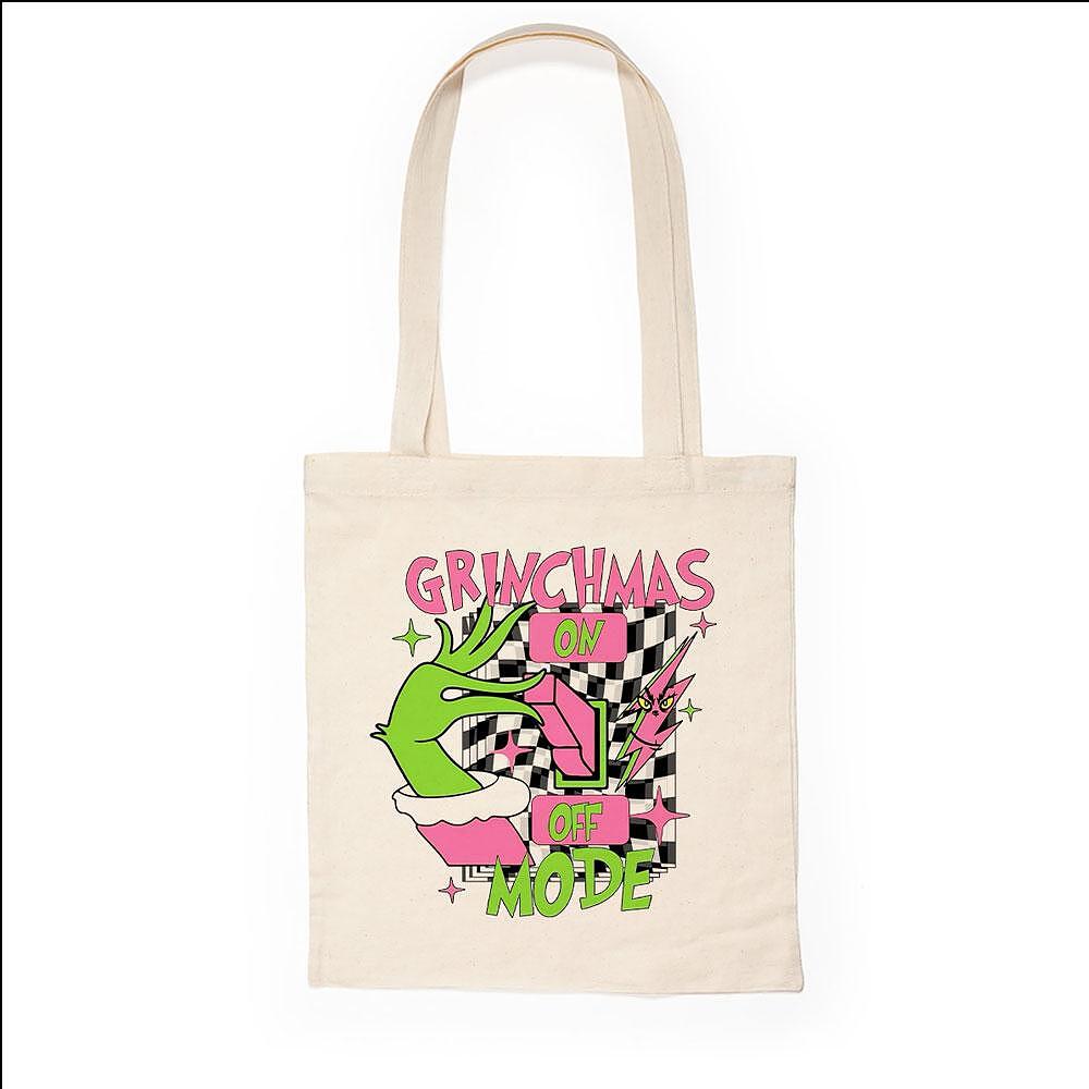 Eco Bag Christmas Grinchmas Mode ON/OFF (FREE GIFT WITH ORDERS OVER 70 BGN FROM THE CHRISTMAS CATEGORY)