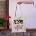 Eco Bag Anti-Valentine Stop Playing Cupid