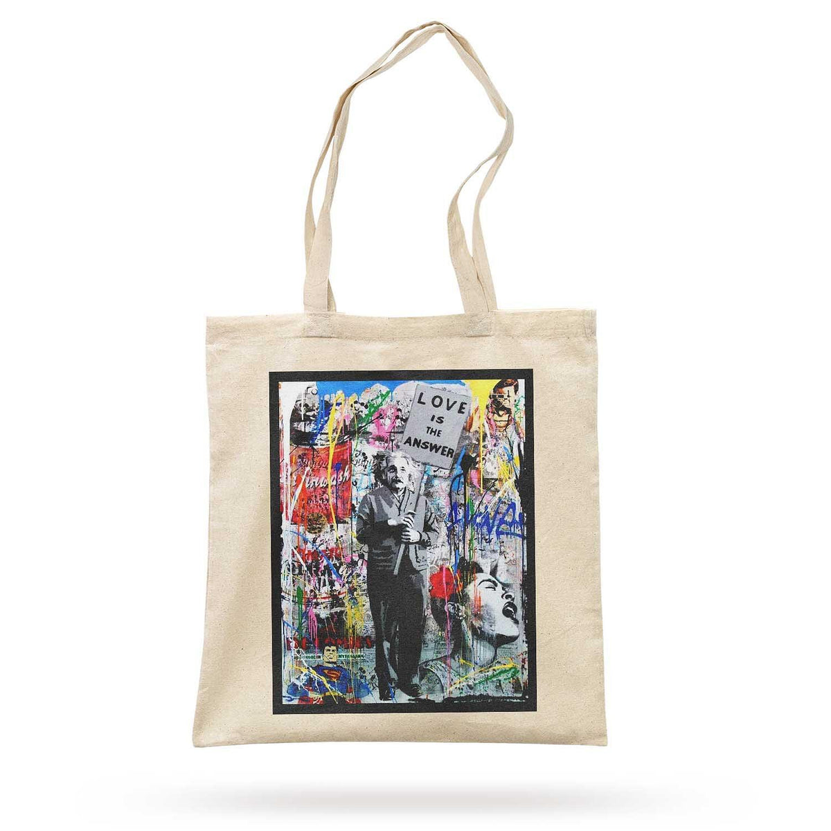 Eco Bag Einstein - Love is the answer