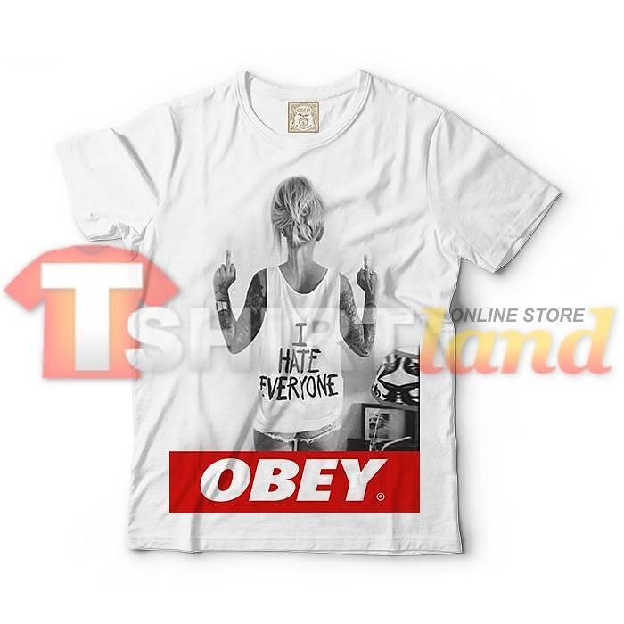 T-shirt "OBEY - I Hate Everyone" F3