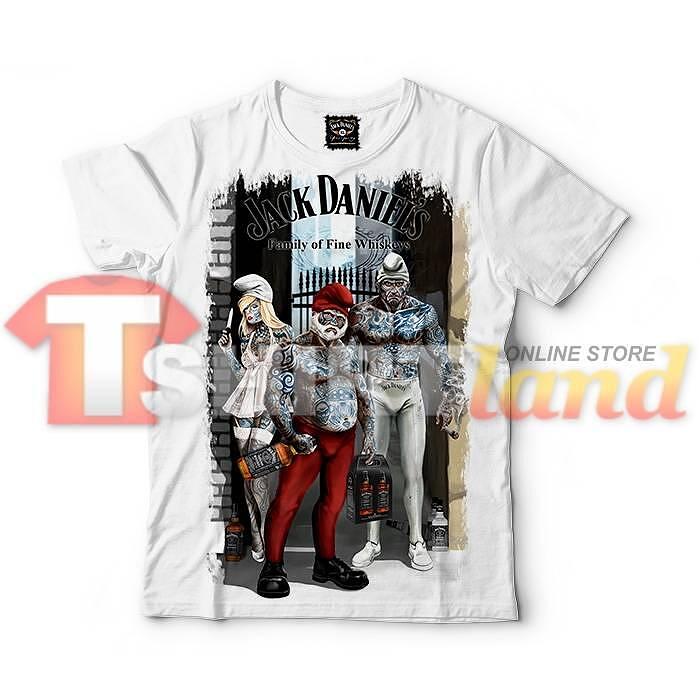 Tricou "Jack Daniels - The Smurfs" F7