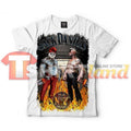 Tricou "Jack Daniels - Papa Smurf vs. Popeye" F8