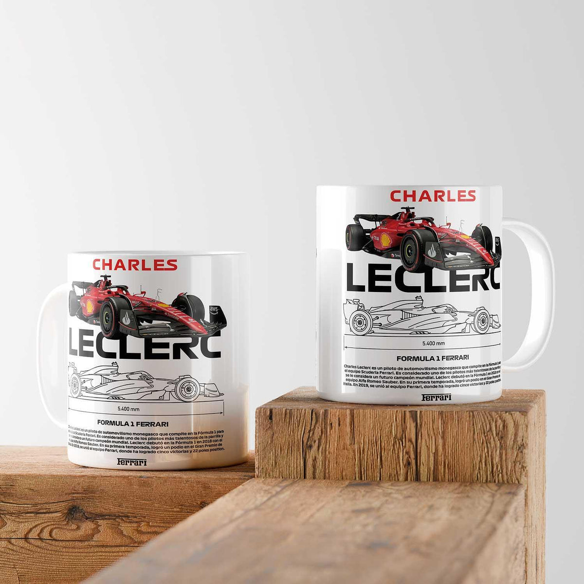 Ceramic mug FORMULA 1/ F1 FERRARI CHARLES