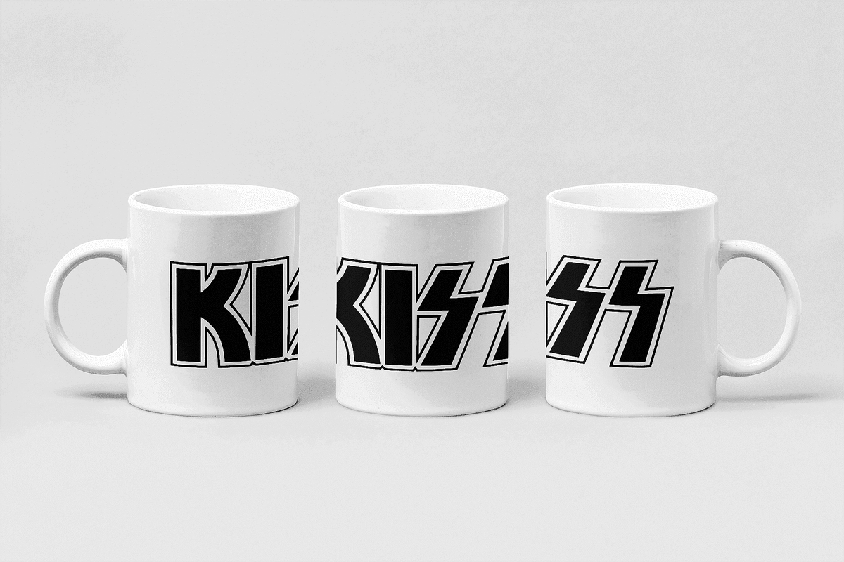 Cană ceramică Kiss