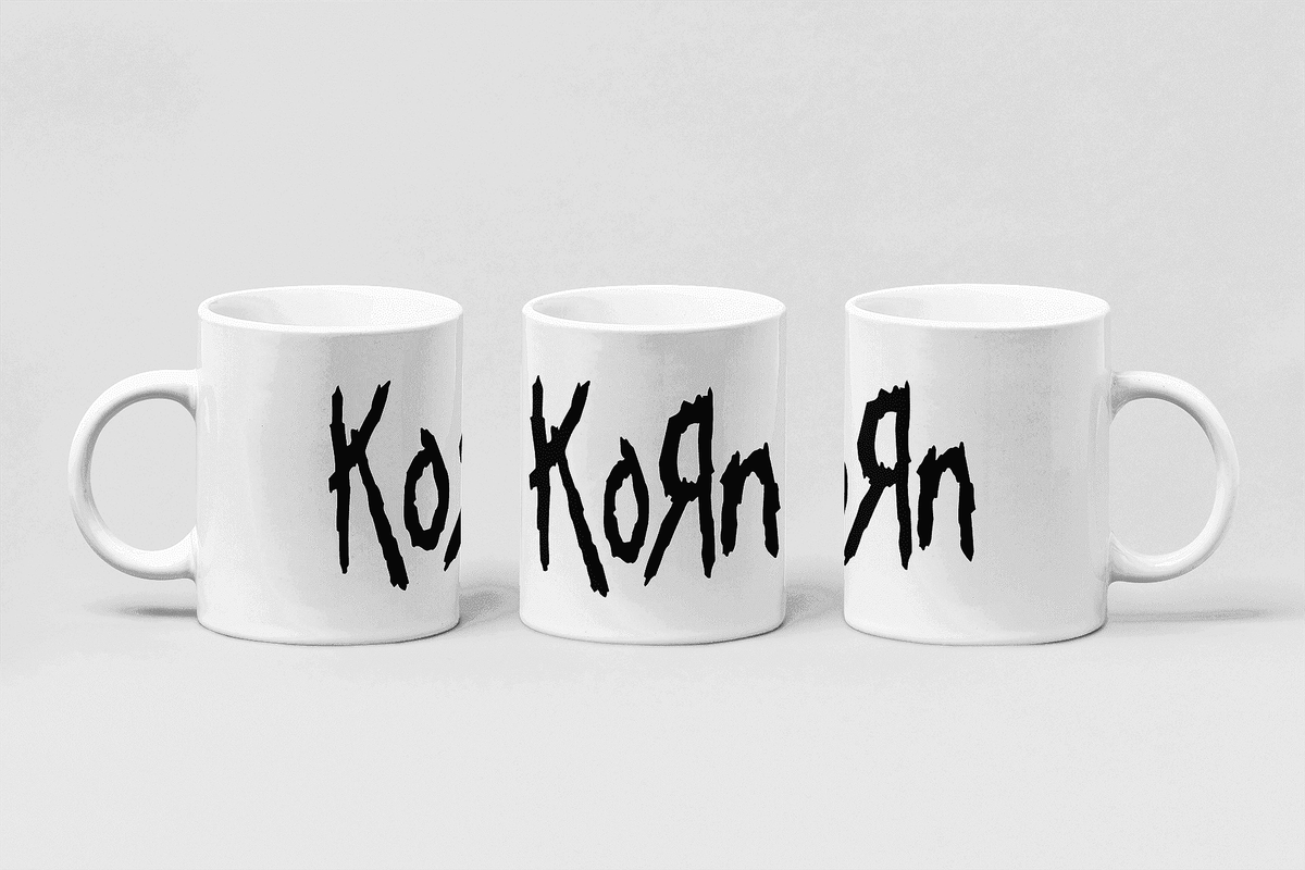 Cană ceramică cu sigla Korn