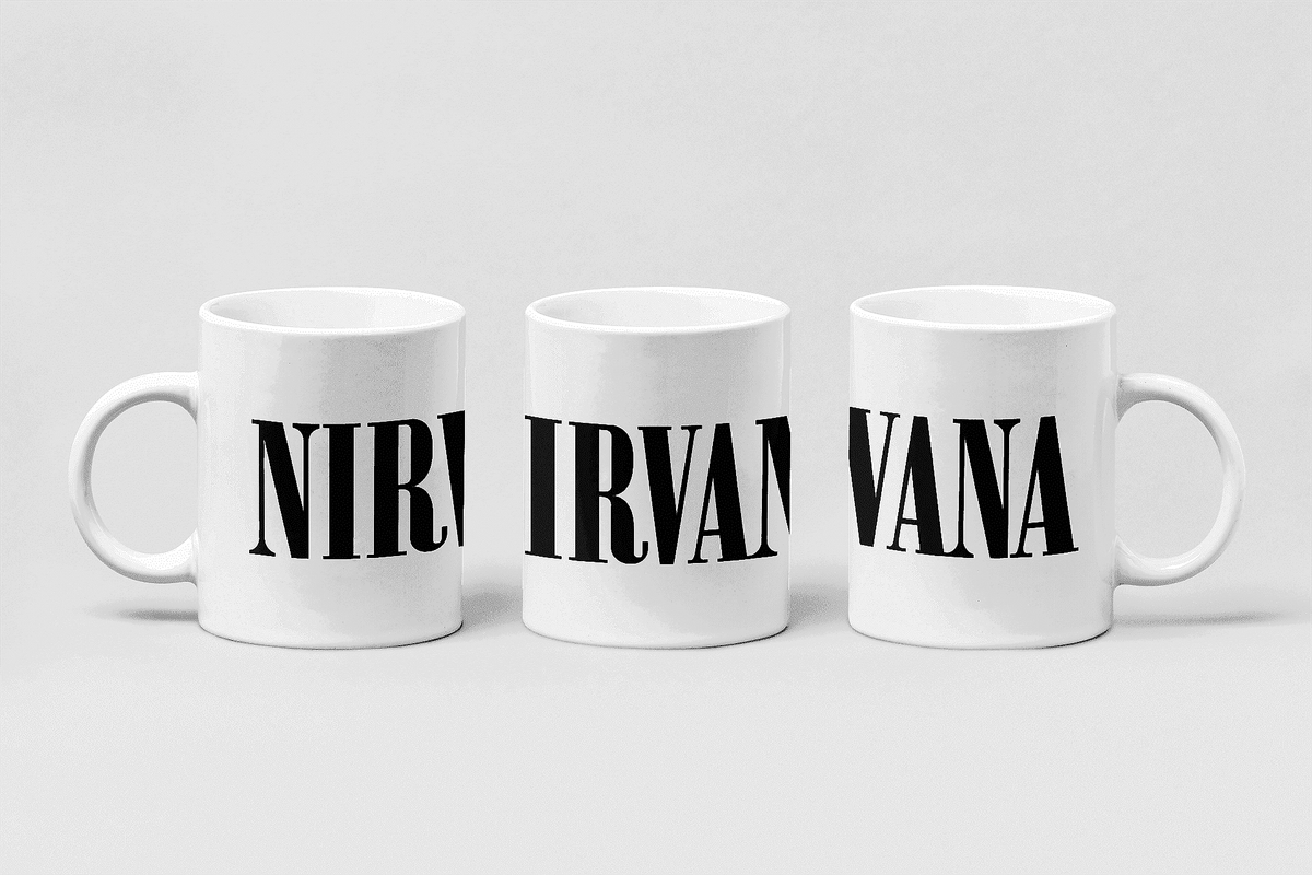 Nirvana ceramic mug