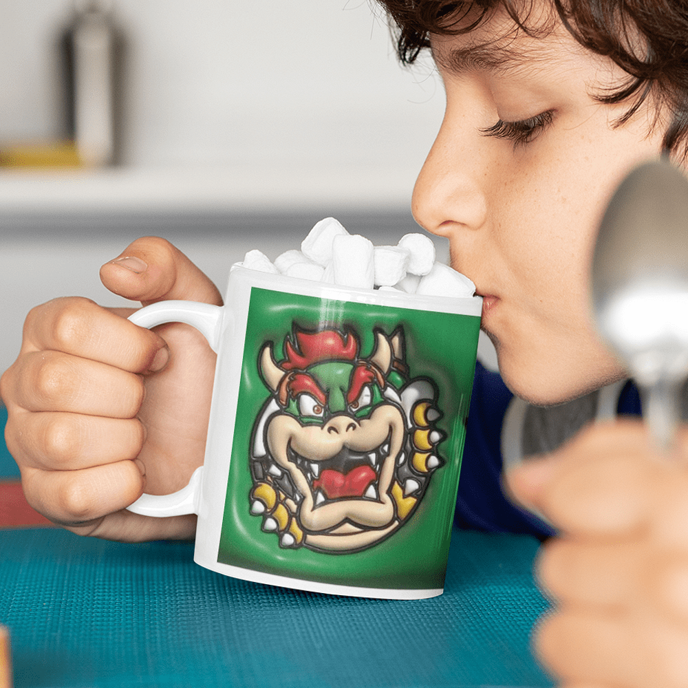 Cana ceramică Super Mario - Bowser
