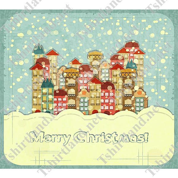 Christmas Pillow "Christmas Town"