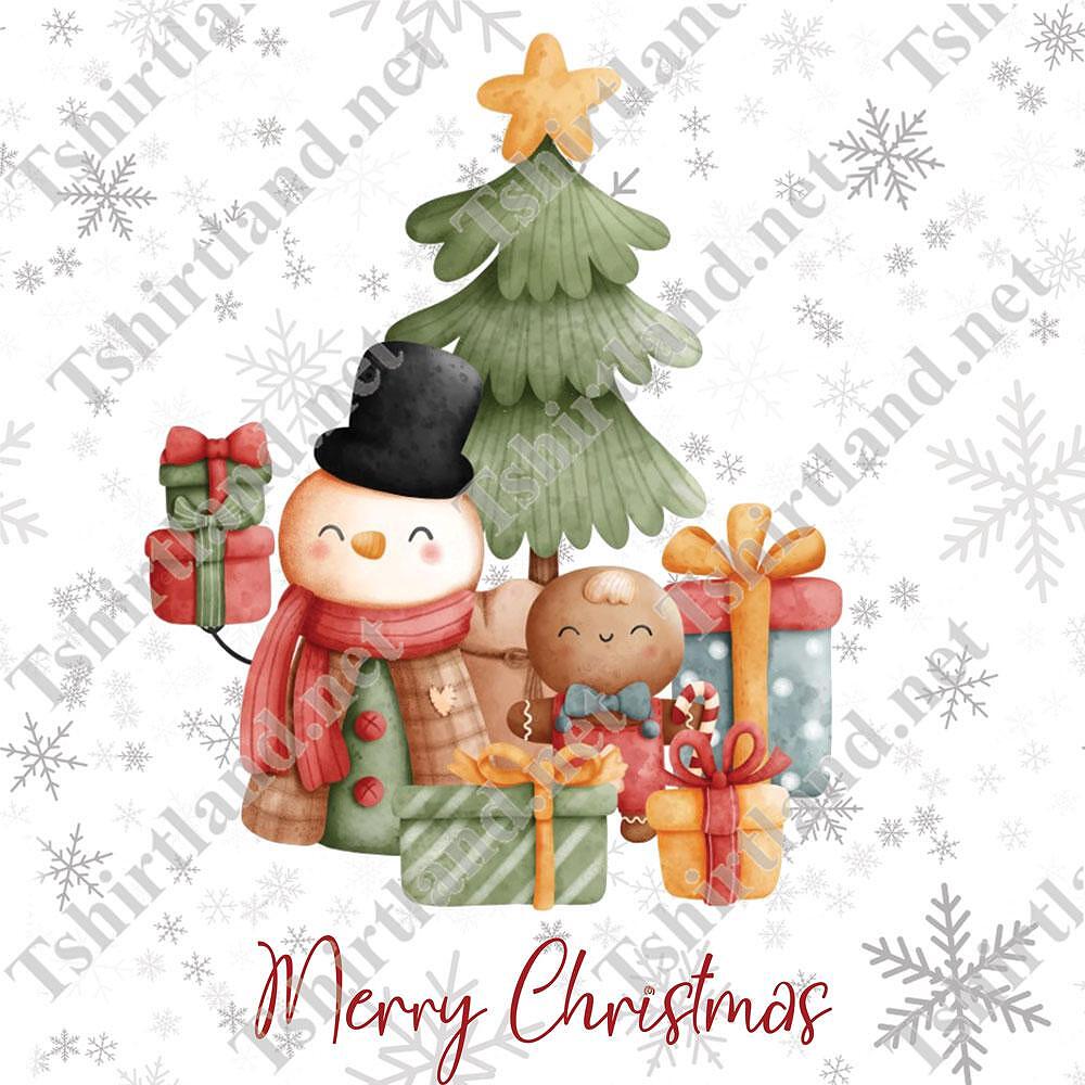 Christmas Cushion "Around the Christmas Tree"