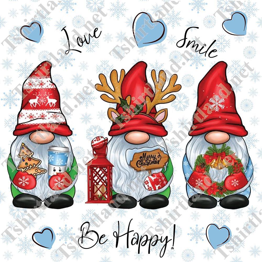 Christmas Pillow "Christmas Gnomes" 3