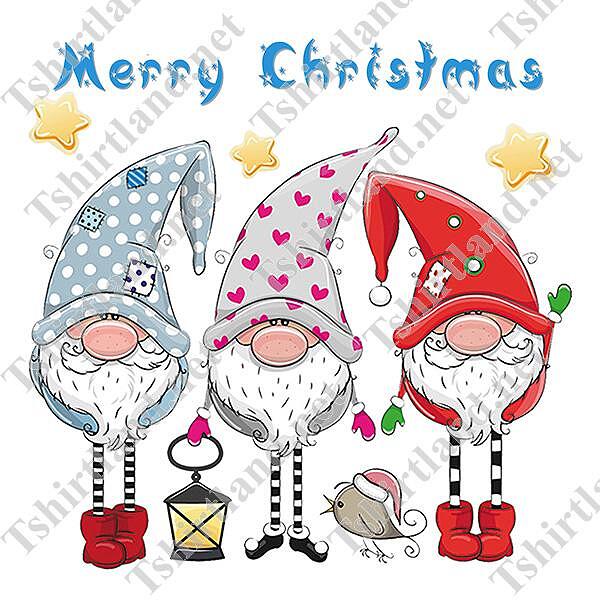 Christmas Pillow "Christmas Gnomes"