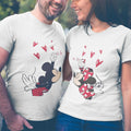 Комплект Тениски за Двойки Mickey Mouse & Minnie Mouse