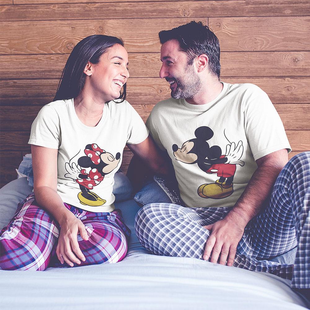 Set de tricouri pentru cupluri Mickey Mouse & Minnie Mouse 2