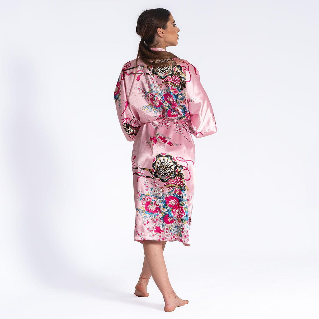 Kimono de lux pentru femei - Roz