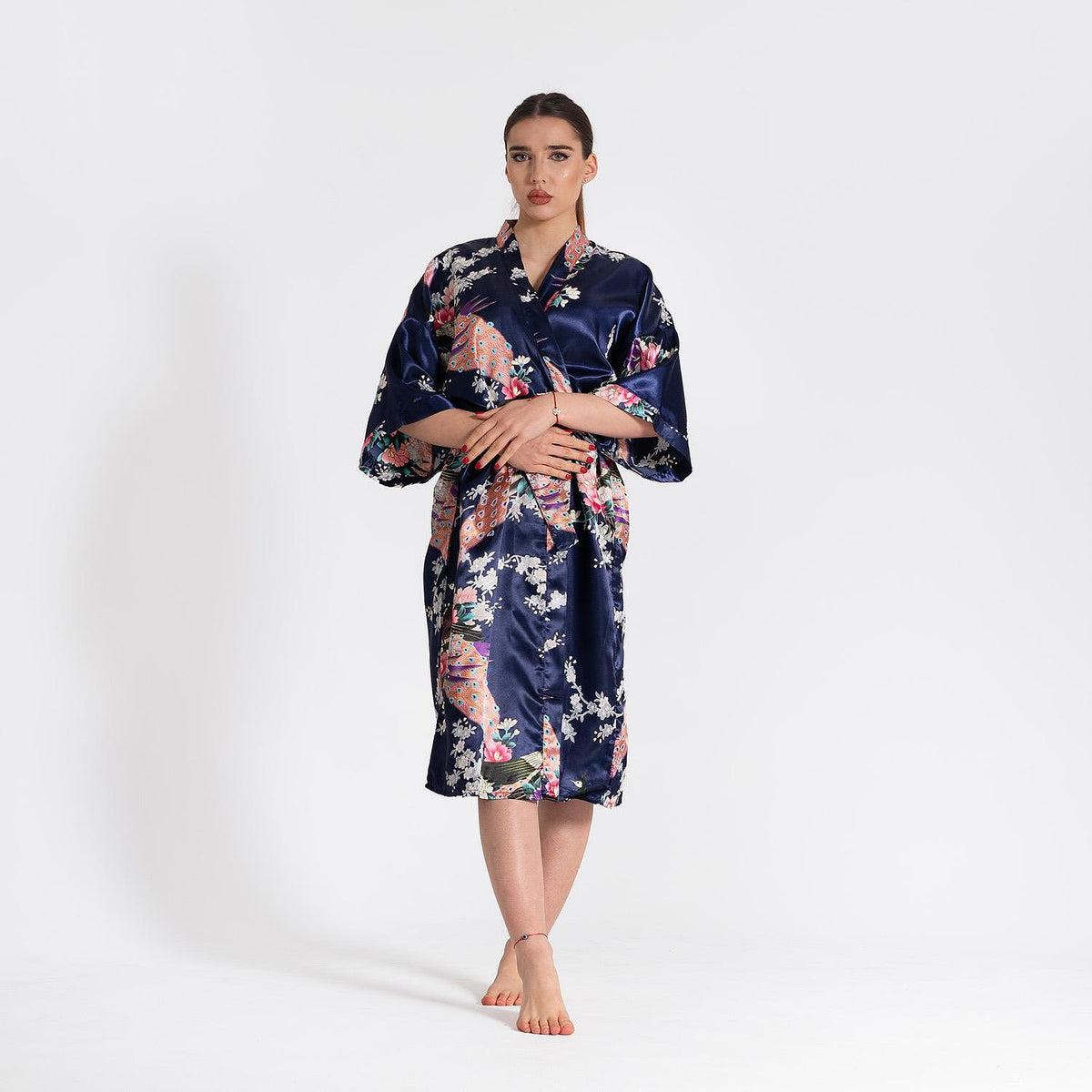 Kimono de lux pentru femei - Negru
