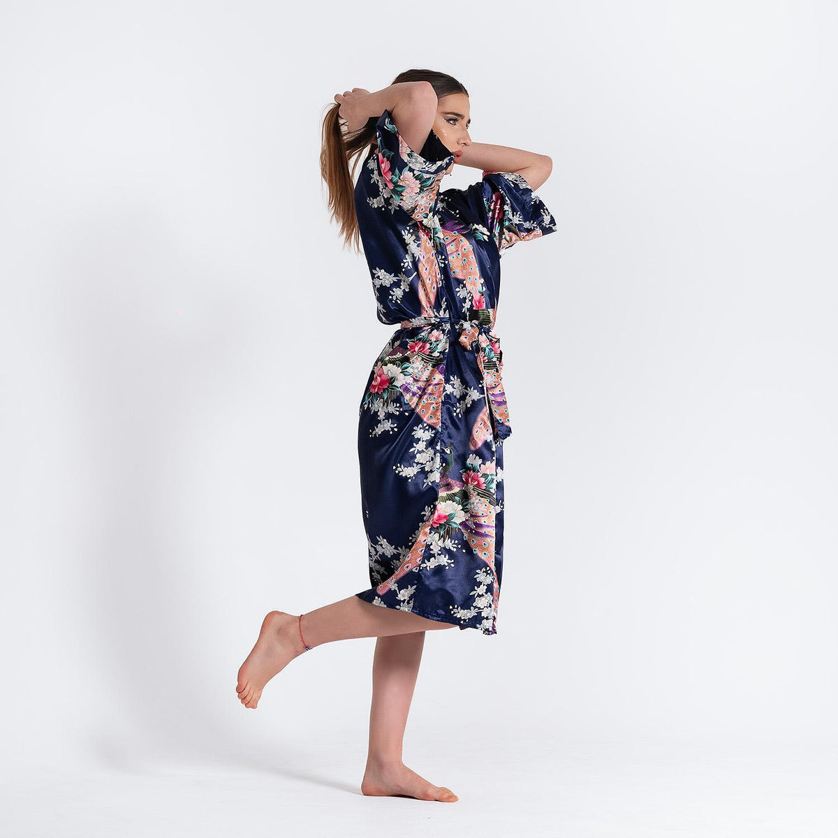 Kimono de lux pentru femei - Negru