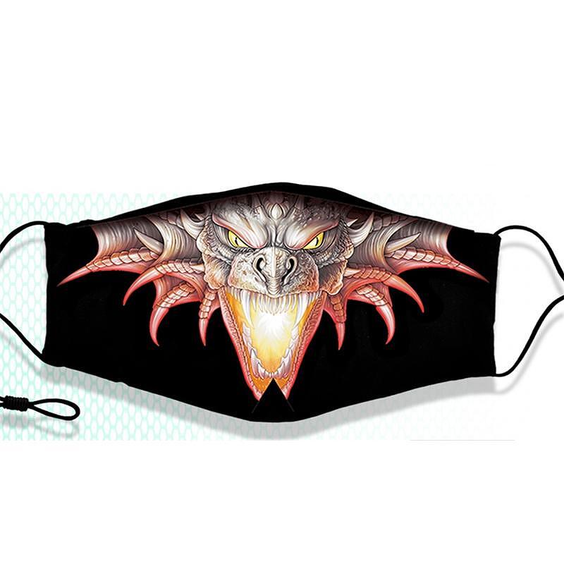 Маска за многократна употреба Rock Chang Angry Dragon M-25