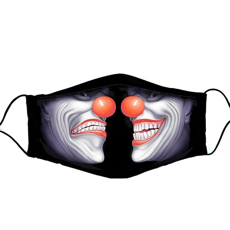 Masca reutilizabilă Rock Chang Two Clowns Grim M-27