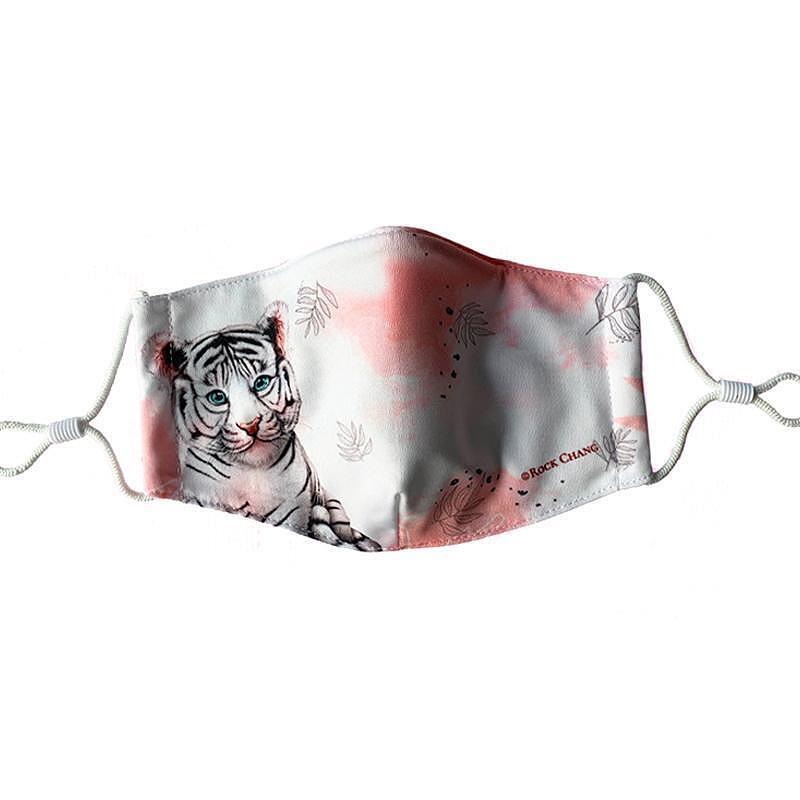Masca reutilizabilă Rock Chang White Baby Tiger M-19