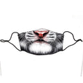 Masca reutilizabilă Rock Chang White Tiger Face M-09