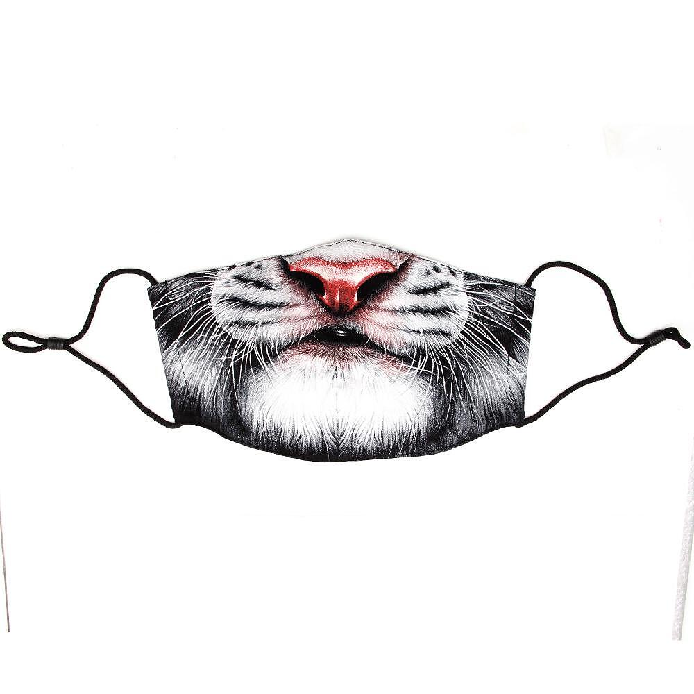 Masca reutilizabilă Rock Chang White Tiger Face M-09