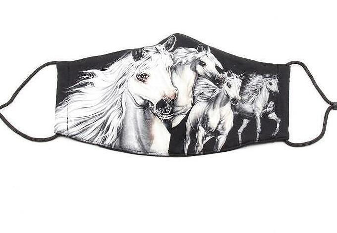 Маска за многократна употреба Rock Chang Wild Horses M-22