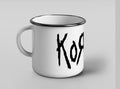 Metal mug Korn