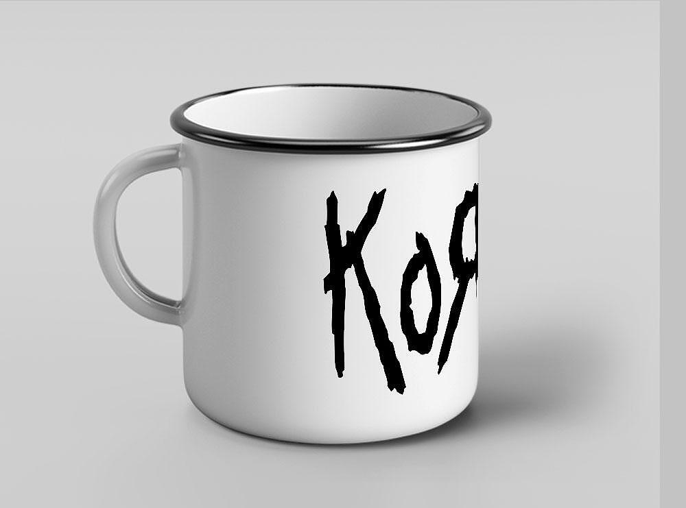 Metal mug Korn