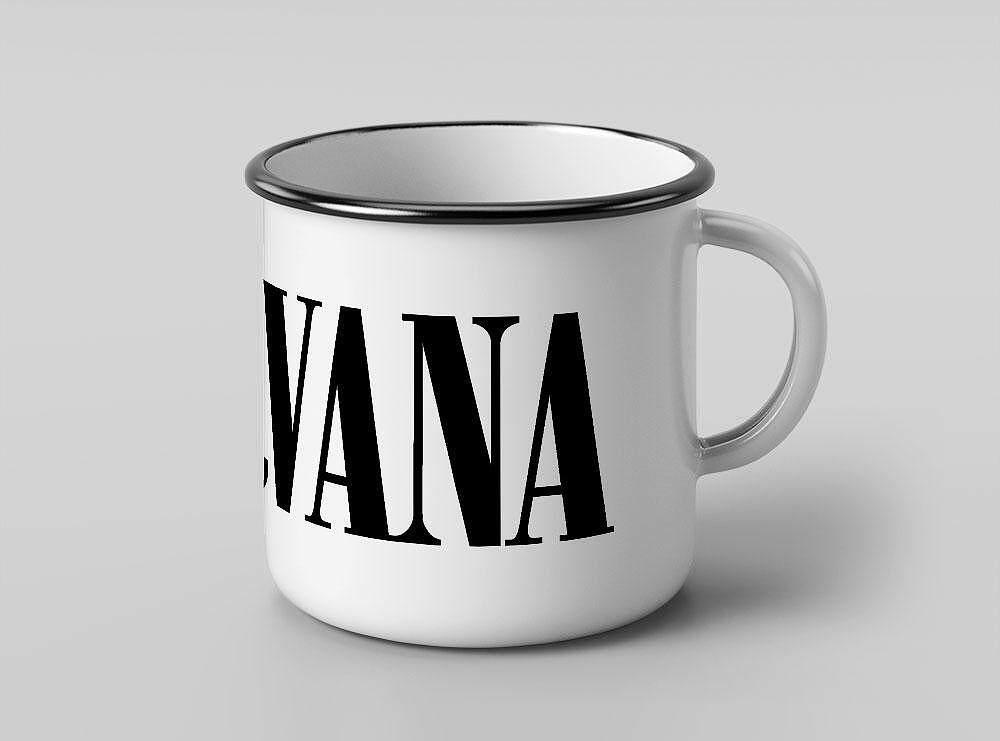 Metal mug Nirvana