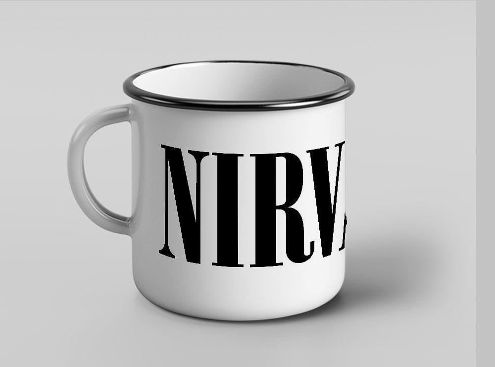 Metal mug Nirvana