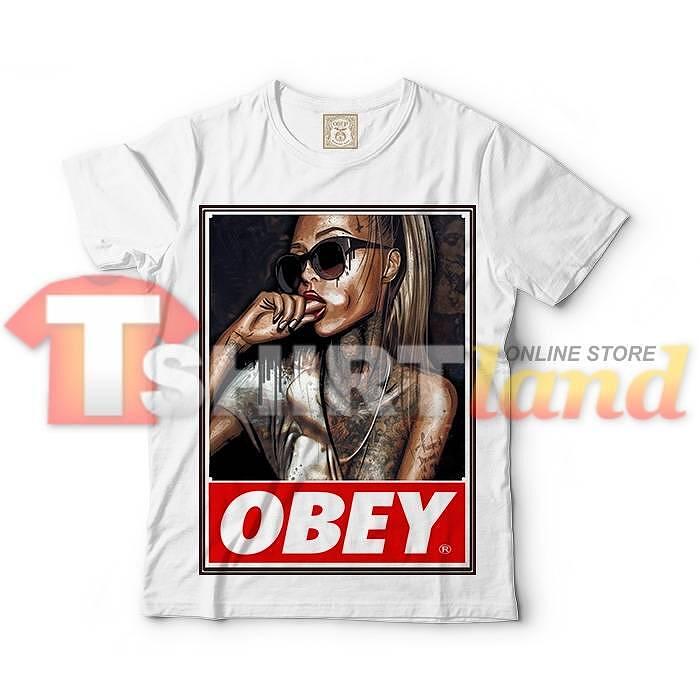 T-shirt "OBEY - Girl" F4