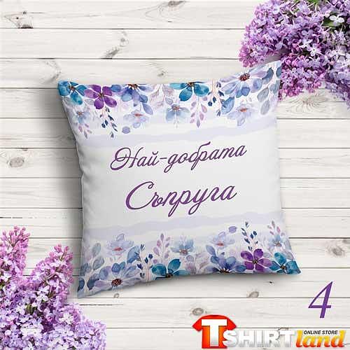 Perneță din satin "Plăcere violetă"